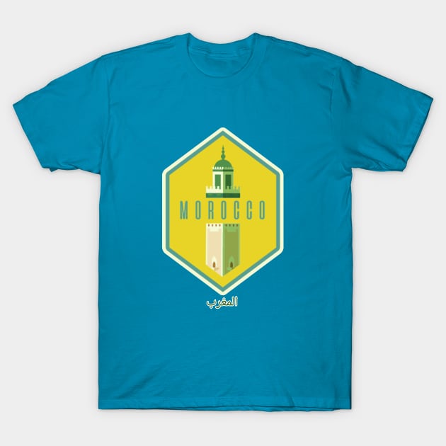 Morocco landmark design T-Shirt by Travellers